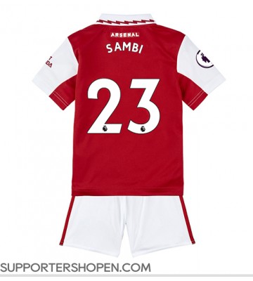 Arsenal Albert Sambi Lokonga #23 Hemmatröja Barn 2022-23 Kortärmad (+ korta byxor)
